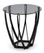 Beistelltisch >Maya 1< in Schwarz - 50x50 (HxD)