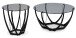 Beistelltisch >Maya 1< in Schwarz - 50x50 (HxD)