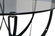 Couchtisch >Maya 2< in Schwarz - 40x80 (HxD)