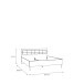 Bettgestell >Whenua< in Mauvella Eiche, Salbei - 187,4x99x206,8cm (BxHxT)