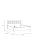 Bettgestell >Whenua< in Mauvella Eiche - 167,4x99x206,8cm (BxHxT)