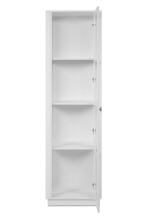 Vitrine >Arles< in weiß - 56x195x40cm (BxHxT)