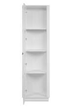 Vitrine >Arles< in weiß - 56x195x40cm (BxHxT)