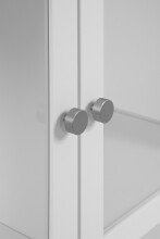 Vitrine >Arles< in weiß - 56x195x40cm (BxHxT)