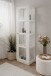 Vitrine >Arles< in weiß - 56x195x40cm (BxHxT)