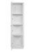 Vitrine >Arles< in weiß - 56x195x40cm (BxHxT)