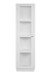 Vitrine >Arles< in weiß - 56x195x40cm (BxHxT)