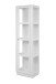 Vitrine >Arles< in weiß - 56x195x40cm (BxHxT)