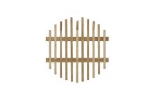Garderoben-Set >BANTRY< in naturfarben, Eiche massiv geölt - 95x45x35cm (BxHxT)