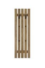 Garderoben-Set >BANTRY< in naturfarben, Eiche massiv geölt - 88x45x30cm (BxHxT)