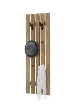 Garderoben-Set >BANTRY< in naturfarben, Eiche massiv geölt - 88x45x30cm (BxHxT)