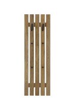 Garderoben-Set >BANTRY< in naturfarben, Eiche massiv geölt - 88x45x30cm (BxHxT)