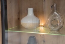 Wohnwand >Trondheim< in Holzwerkstoff, Artisan Eiche/Schwarzeiche - 344,2x208x41,5cm (BxHxT)