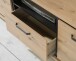 Wohnwand >Trondheim< in Holzwerkstoff, Artisan Eiche/Schwarzeiche - 344,2x208x41,5cm (BxHxT)