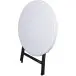 Klapptisch >Mufaro< in weiss aus Kunststoff/Stahl - 76cm (H)