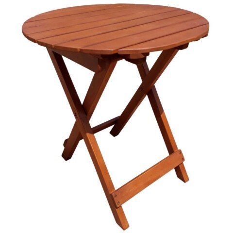 Gartentisch >Hanford< in braun/holzoptik - 45x50x45 (BxHxT)