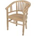 Gartensessel >Rinca< in natur aus Teak B-grade - 63x46x88cm (LxBxH)