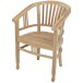 Gartensessel >Rinca< in natur aus Teak B-grade - 63x46x88cm (LxBxH)