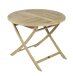 Gartentisch >Solo< in natur aus Teak B-grade, unbehandelt - 75cm (H)