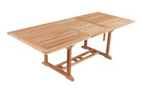 Gartentisch >Solo< in natur aus Teak B-grade...