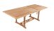 Gartentisch >Solo< in natur aus Teak B-grade unbehandelt - 240x100x75cm (LxBxH)