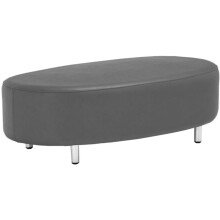 Sitzhocker >Aalborg< in schwarz - 122x70x40 (LxBxH)