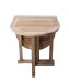 Gartentisch >Solo< ausziehbar bis 120cm in natur aus Teak, unbehandelt - 15/65/120x60x75cm (LxBxH)