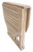 Gartentisch >Solo< ausziehbar bis 120cm in natur aus Teak, unbehandelt - 15/65/120x60x75cm (LxBxH)