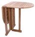 Gartentisch >Solo< ausziehbar bis 120cm in natur aus Teak, unbehandelt - 15/65/120x60x75cm (LxBxH)