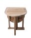 Gartentisch >Solo< ausziehbar bis 120cm in natur aus Teak, unbehandelt - 15/65/120x60x75cm (LxBxH)