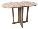 Gartentisch >Solo< ausziehbar bis 120cm in natur aus Teak, unbehandelt - 15/65/120x60x75cm (LxBxH)