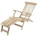 Relaxliege >Java< in natur aus Teak C-grade unbehandelt - 150x60x81cm (LxBxH)