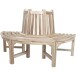 Baumbank >Java< in natur aus Teak, C-grade - 150x92x75cm (BxHxT)