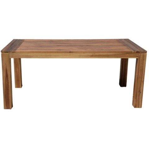 Gartentisch >Topeka< in braun/holzoptik aus Akazie - 90x77x180cm (BxHxT)
