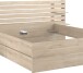 Bettanlage >Escale 3< in Japanische Eiche - 217x223x99cm (LxBxH)