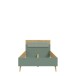 Bettgestell >Whenua< in Natural Eiche - 127,4x99,5x206,8cm (BxHxT)