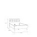 Bettgestell >Whenua< in Natural Eiche - 127,4x99,5x206,8cm (BxHxT)