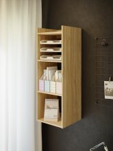 Wandregal >Whenua< in Mauvella Eiche -...