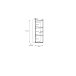 Wandregal >Whenua< in Mauvella Eiche - 34x96,7x33,3cm (BxHxT)