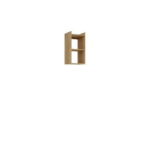 Wandregal >Whenua< in Mauvella Eiche - 34x67,9x33,3cm (BxHxT)