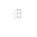 Wandregal >Whenua< in Mauvella Eiche - 34x67,9x33,3cm (BxHxT)