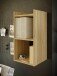 Wandregal >Whenua< in Mauvella Eiche - 34x67,9x33,3cm (BxHxT)