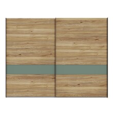 Kleiderschrank >Whenua< in Schwarz - 269,9x210,5x62,9cm (BxHxT)