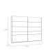 Kleiderschrank >Whenua< in Schwarz - 269,9x210,5x62,9cm (BxHxT)