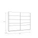 Kleiderschrank >Whenua< in Schwarz - 269,9x210,5x62,9cm (BxHxT)