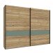 Kleiderschrank >Whenua< in Schwarz - 269,9x210,5x62,9cm (BxHxT)