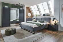 Schwebetürenschrank >Amsterdam< in GRAPHIT - 250x216x65cm (BxHxT)