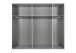 Schwebetürenschrank >Amsterdam< in GRAPHIT - 250x216x65cm (BxHxT)