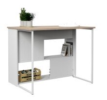 Küchenbar >Socool 1< (Set mit Buffet und Insel) in Weiss / Jackson Eiche