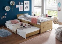 DUPLO Moderne Tandemliege mit zwei Liegeflächen 90 x...